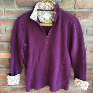 ORVIS Sweater fleece 1/4 zip pullover jacket